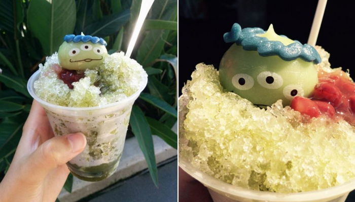 도쿄 디즈니랜드 명물 ‘토이 스토리’ 녹차빙수