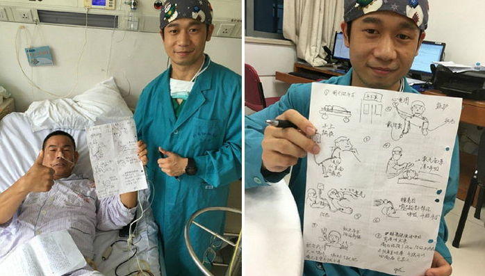 청각장애 환자 위해 수술 과정 ‘만화’로 그려준 청년 의사