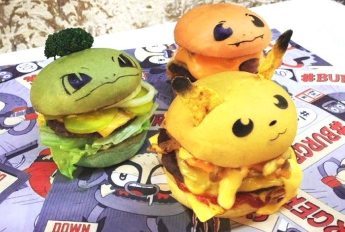 ‘포켓몬스터 덕후’라면 당장 먹어봐야 하는 햄버거 (사진)