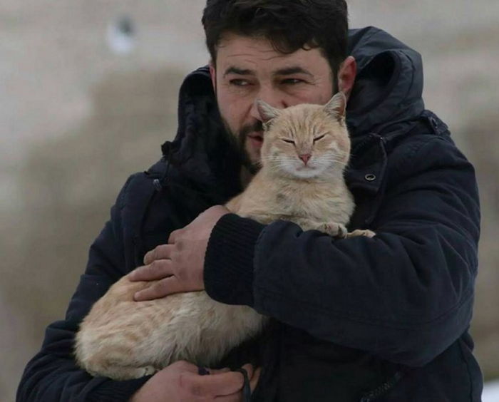 시리아 내전으로 주인 잃은 150마리 고양이 구조한 남성
