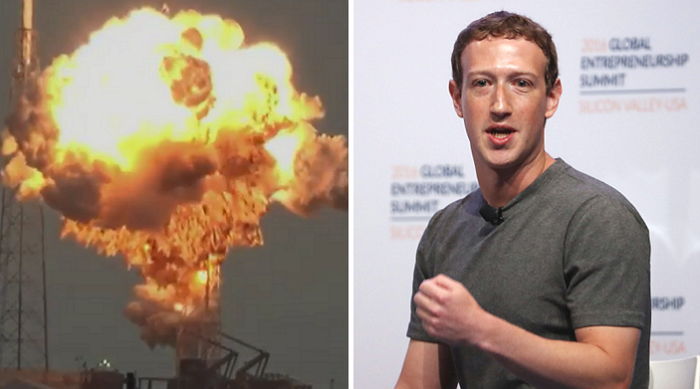 거액 투자한 ‘로켓’ 폭발하자 실망감 감추지 못한 저커버그 (영상)