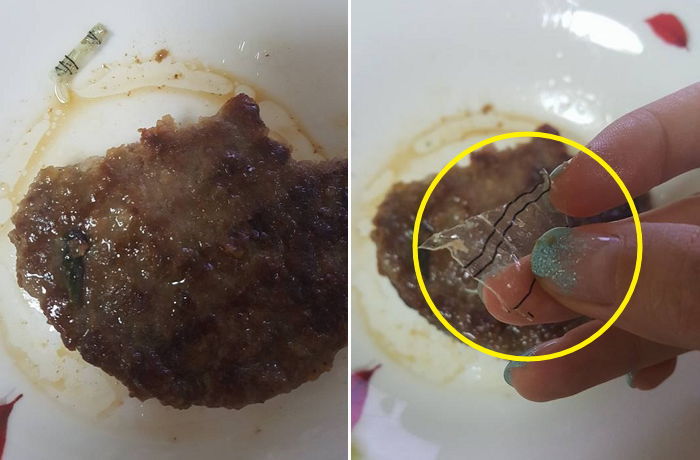 “이마트 ‘피코크’ 함박스테이크에서 ‘비닐조각’ 나왔어요”