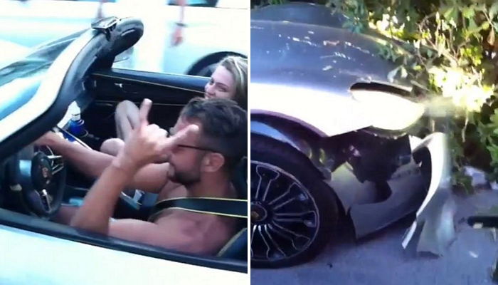 ‘포르쉐’ 자랑하다 속도조절 실패한 남성의 최후 (영상)