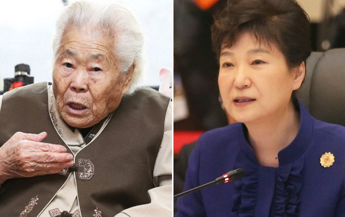 이옥선 할머니 “위안부 문제 망치는 박 대통령 만나고 싶다”