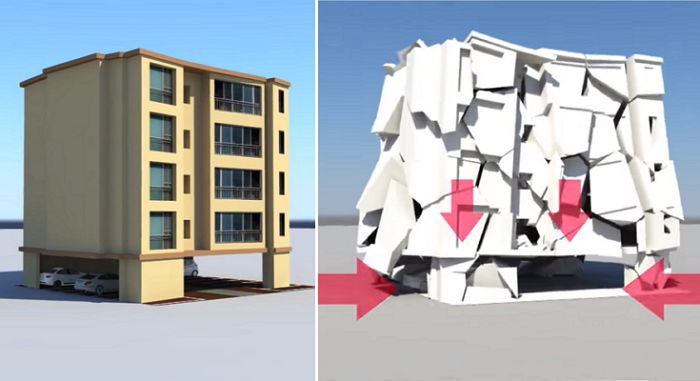 지진 발생시 가장 위험한 건물 구조