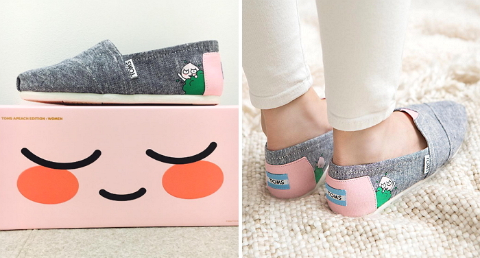 하나 사면 하나 ‘자동 기부’되는 탐스 ‘어피치 슈즈’