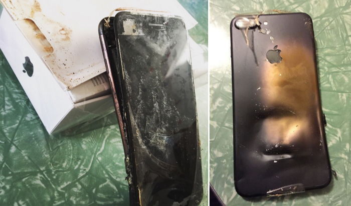 “미국서도 ‘아이폰7’이 폭발된 상태로 배송됐어요”