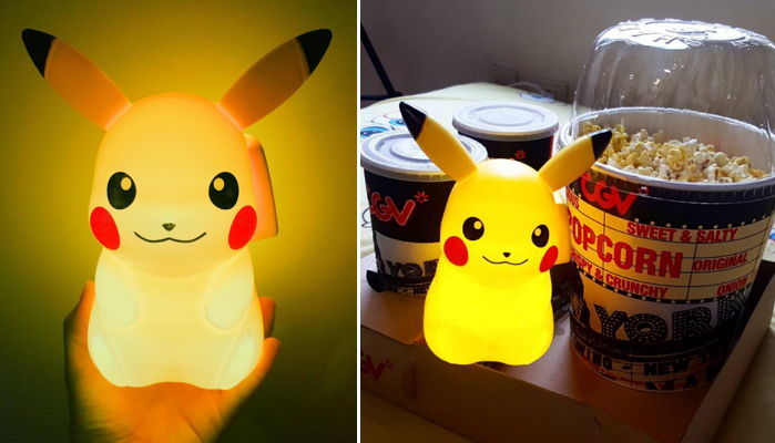 너무 깜찍해서 지갑 열게하는 CGV ‘피카츄 무드등’ 실사