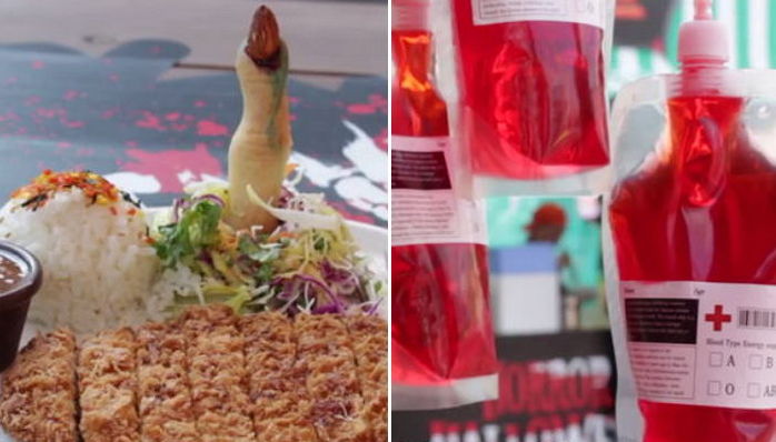 롯데월드에서 내놓은 ‘할로윈’ 기념 음식 9가지 (영상)