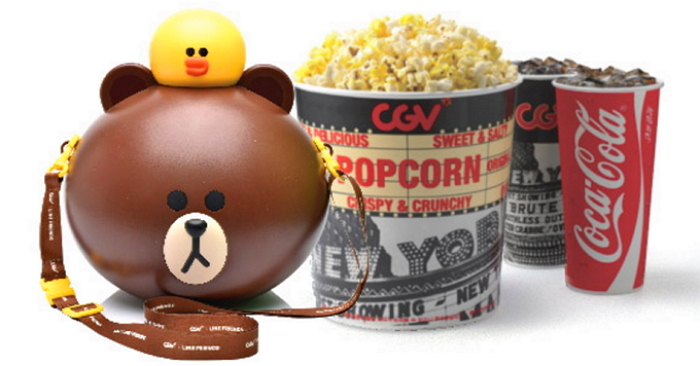 CGV, 한정판 ‘라인프렌즈 3단콤보’ 출시