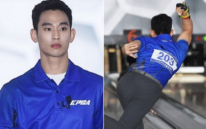 ‘프로볼러’ 도전하며 화보 찍는(?) 김수현