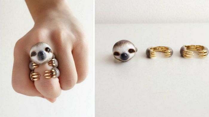 주토피아 플래시 연상시키는 귀여운 ‘나무늘보’ 반지 (사진 5장)
