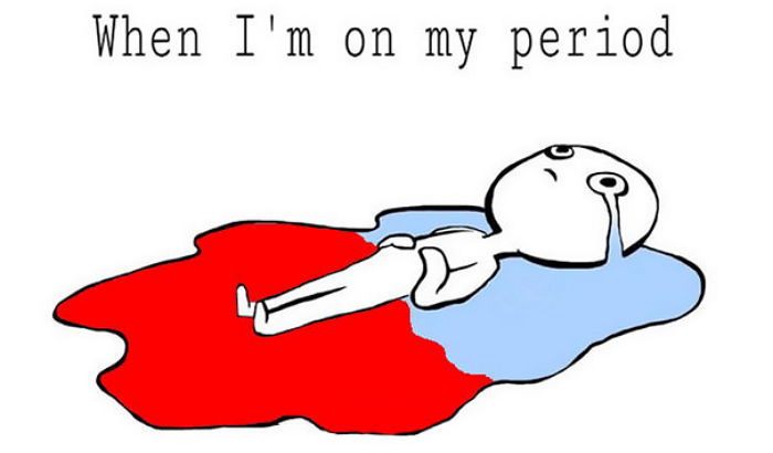 ‘생리’의 고통을 말해주는 한 장의 그림