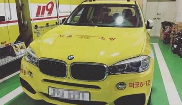 소방관 기동성 높이기 위해 BMW가 기증한 ‘소방 순찰차’