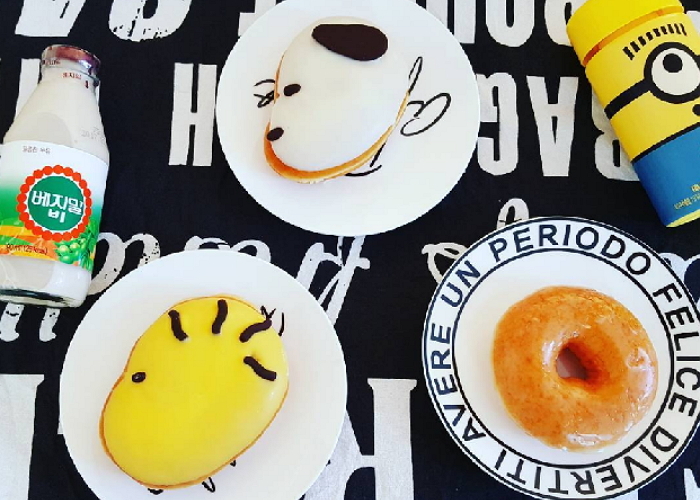 귀여운 ‘스누피’ 모양의 ‘한정판’ 크리스피크림 도넛