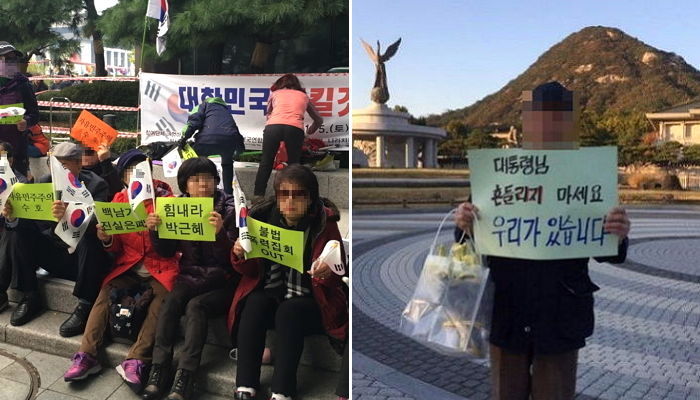 박사모 “12일 촛불집회 인원은 10만명, 100만 보도한 기자는 기레기”