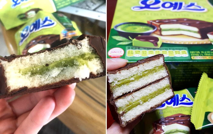 진한 녹차맛에 출시후 완판된 신상 ‘그린티’ 오예스