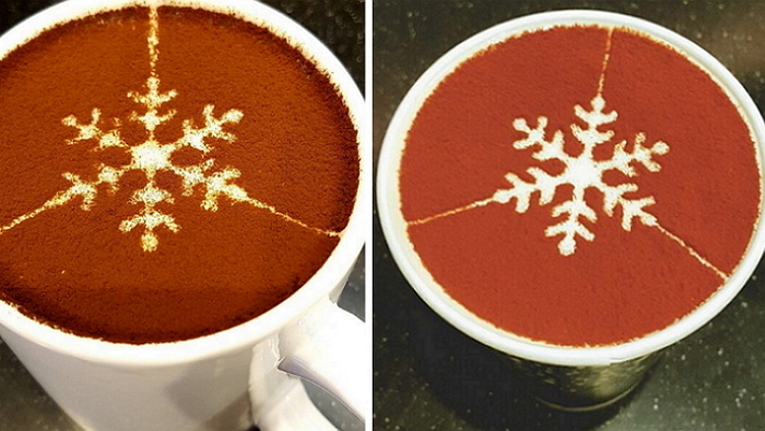 따뜻한 라떼로 즐기는 투썸플레이스 ‘티라미수 케이크’