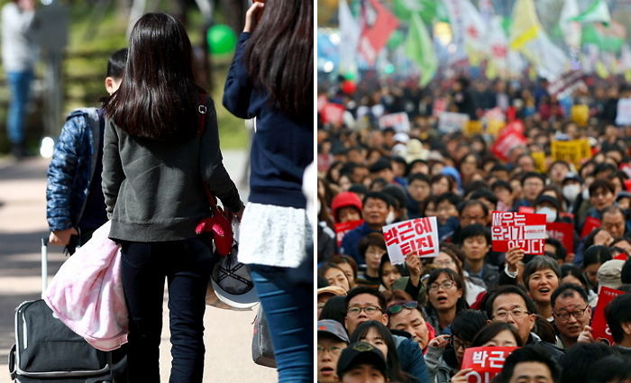 촛불집회 열리는 이번주 토요일(3일) 날씨 화창하고 포근