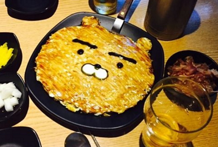 먹기 아까울 정도로 귀여운 홍대 ‘라이언 오코노미야끼’