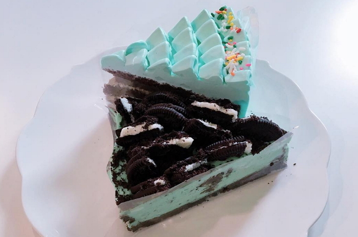 민트덕후들 환장하게 만들어줄 홍대 민트 케이크
