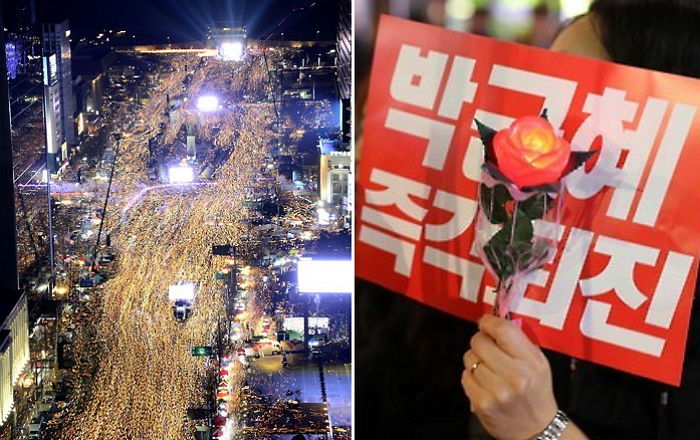 외신들 “격분한 한국…박근혜 퇴진을 넘어 체포 요구”