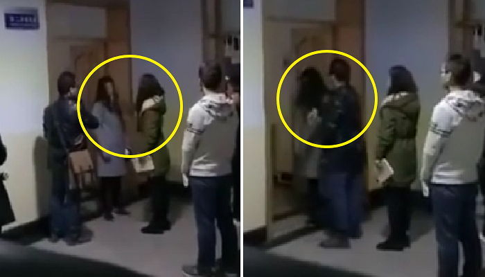 지각한 벌로 학생들끼리 서로 ‘따귀’ 때리게 한 대학교수 (영상)