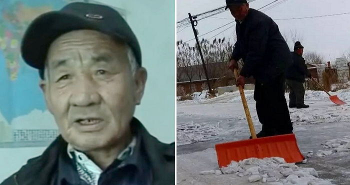 ‘눈길 교통사고로 죽은 아들’ 생각나 17년간 길거리 눈 치운 아버지