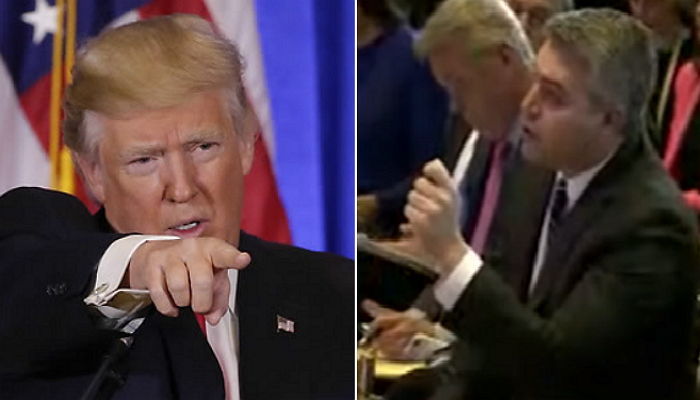 “당신들은 쓰레기”…첫 기자회견에서 막말한 트럼프 (영상)