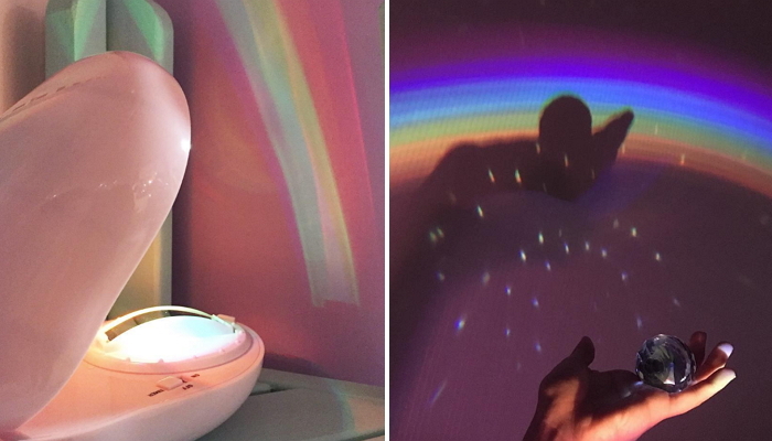 집에서 분위기 있는 인스타 사진 찍게 도와주는 ‘무지개 메이커’