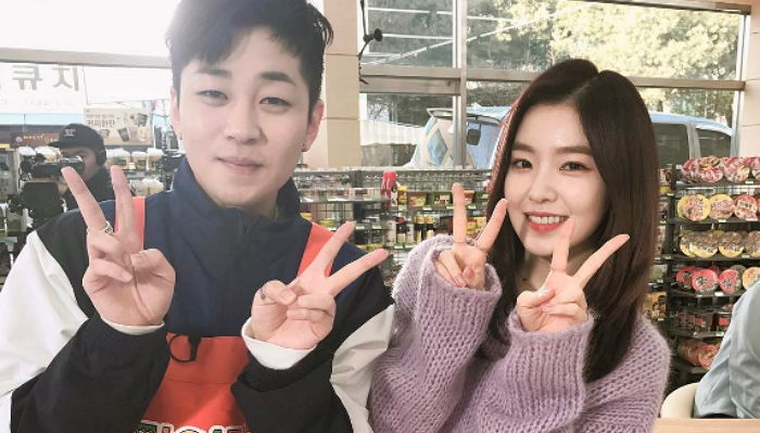 레드벨벳 아이린 만난 ‘성공한 덕후’ 딘딘이 공개한 인증샷