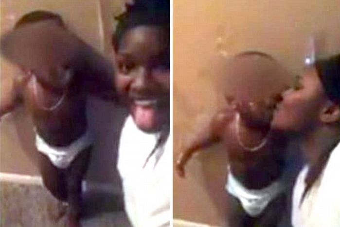 2살 아들 테이프로 벽에 칭칭 감고 라이브 방송한 10대 엄마 (영상)