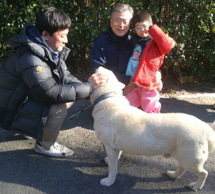 설 명절에 길에서 우연히 문재인을 만난 시민이 남긴 글