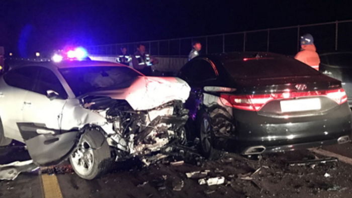 설날 저녁 만취상태로 역주행해 사고낸 30대 운전자