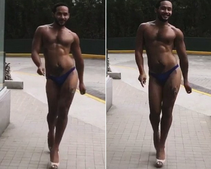 “사진 속 15센치 하이힐 신은 완벽 각선미는 ‘여성’이 아니다” (영상)