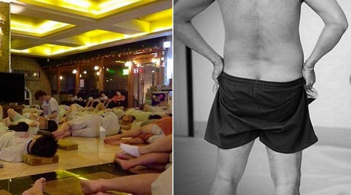 여성 가발 착용하고 찜질방 수면실서 남성 성추행한 아저씨