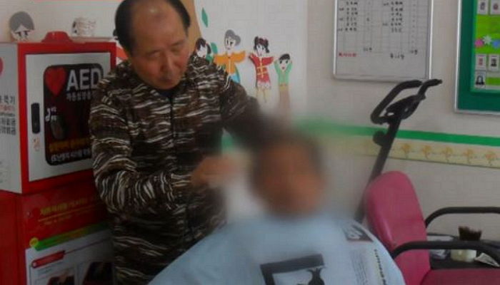 37년째 쉬는 날마다 요양원서 ‘무료 이발 봉사’하는 택시기사