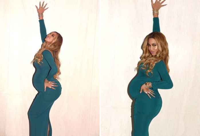 쌍둥이 품고 ‘만삭 여신’ 자태 뽐낸 비욘세