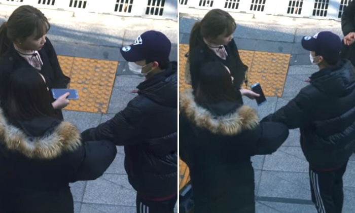 여성 치마 속 ‘도촬’하는 남성을 목격한 시민들이 보인 행동 (영상)