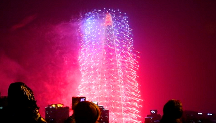 40만명 관람한 잠실 롯데월드타워 불꽃축제 현장 사진