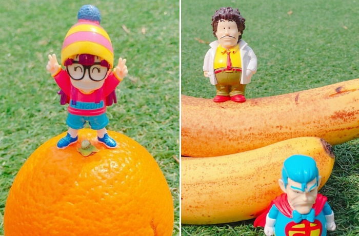 롯데리아서 판매하는 ‘닥터 슬럼프’ 아라레 피규어