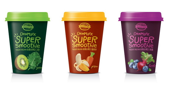 동원F&B, 과일·야채 갈아넣은 ‘덴마크 슈퍼 스무디’ 3종 출시