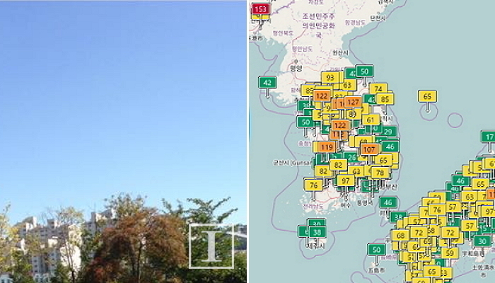 모처럼 미세먼지 걷혀 맑아진 전국 하늘 (사진 4장)