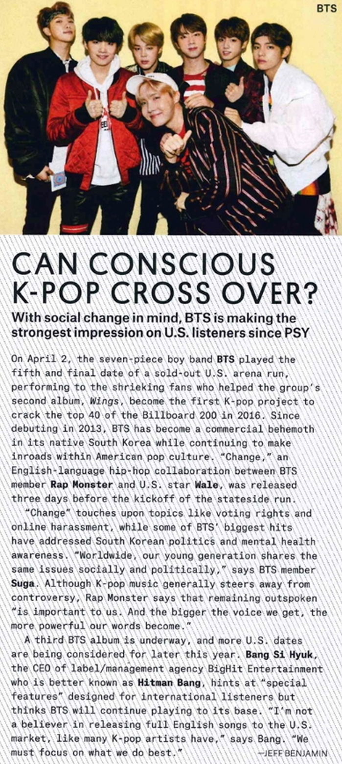 빌보드가 분석한 방탄소년단이 美 진출에 성공한 이유