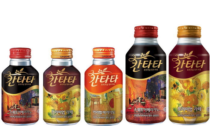 롯데칠성, 빈센트 반 고흐 명화 담은 ‘칸타타 스페셜’ 출시