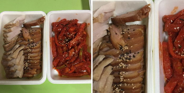 ‘배민’ 후기 보고 2만5천원짜리 ‘보쌈’ 시킨 고객이 올린 인증샷