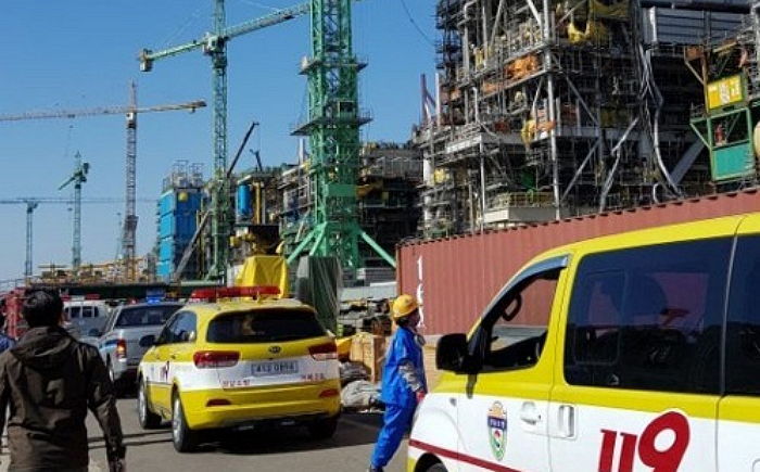 <속보> 경남 거제서 타워크레인 넘어져 5명 사망