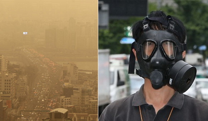 내일 날씨, ‘검은 가래’ 나오는 최악의 황사 몰려온다