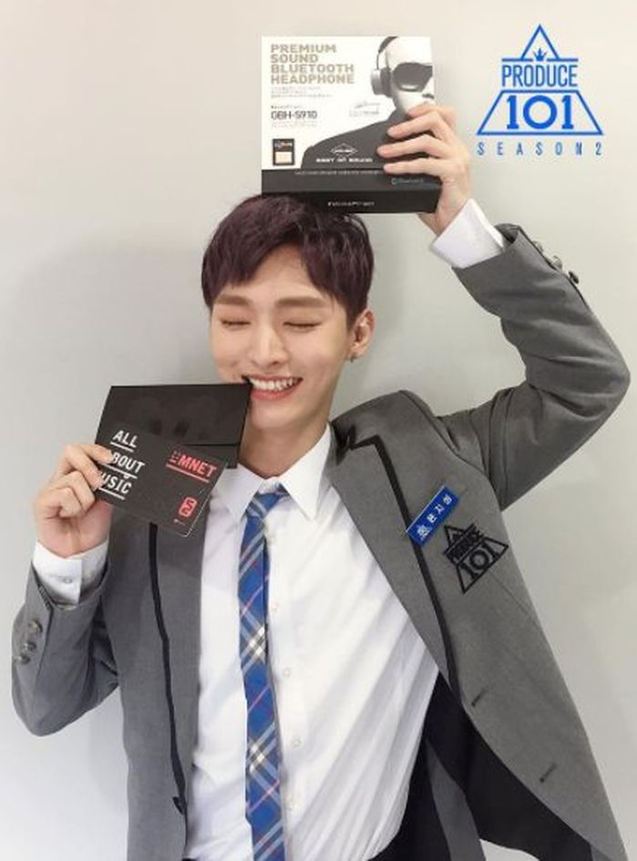 ‘프듀101 시즌2’, 27세 ‘만학도’ 윤지성의 상큼 발랄한 미소