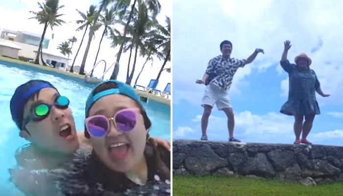 알콩달콩 괌 여행 떠난 8년차 커플 홍윤화♥김민기 (영상)